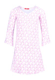 Pink design Nightgown soft cloth-perfume