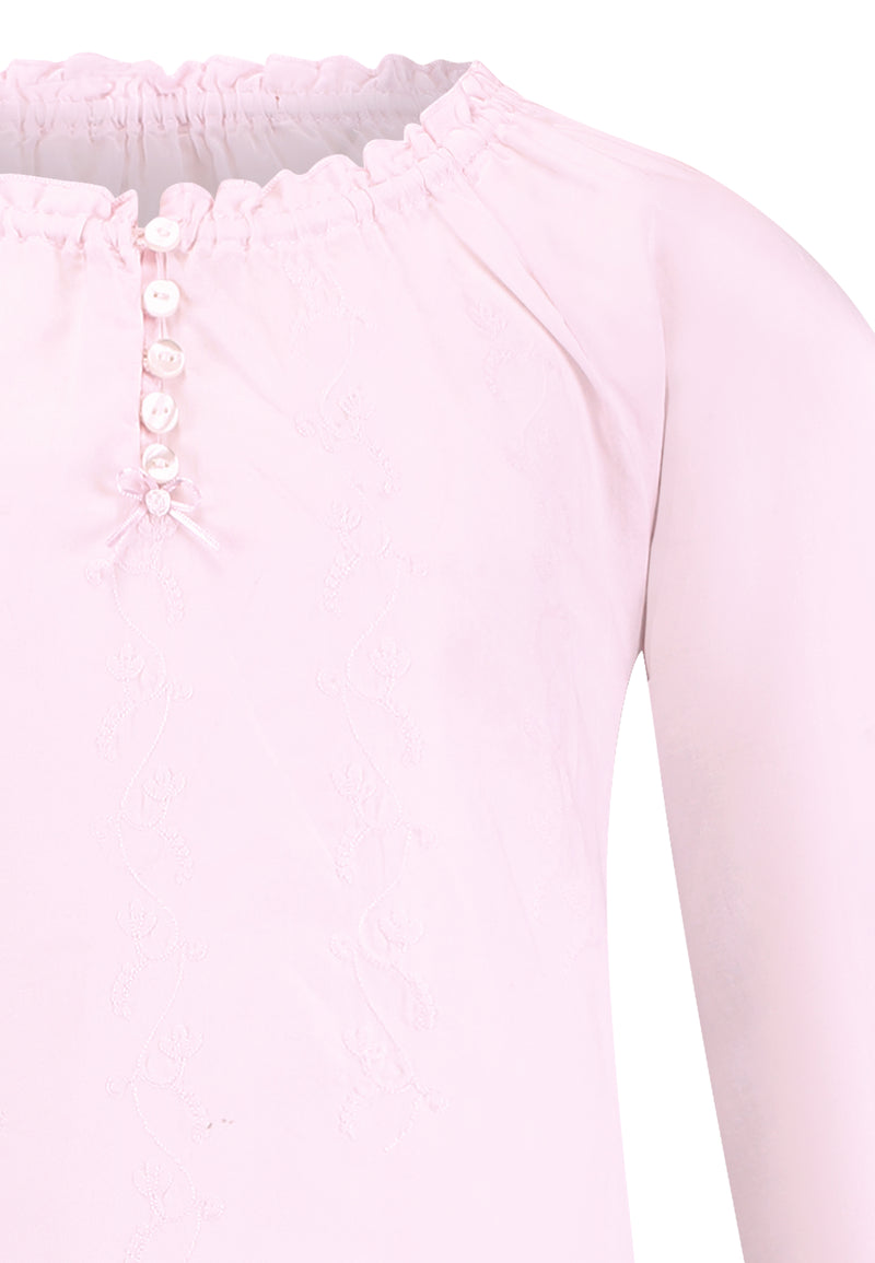 Pink Woven soft Nightgown pink cloth