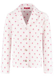 Pink Pajama Classic in soft cloth-stripe medaillon