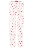 Pink Pajama Classic in soft cloth-stripe medaillon