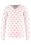 Pink Pajama in soft cloth-allover medaillon