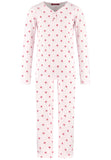 Pink Pajama in soft cloth-allover medaillon
