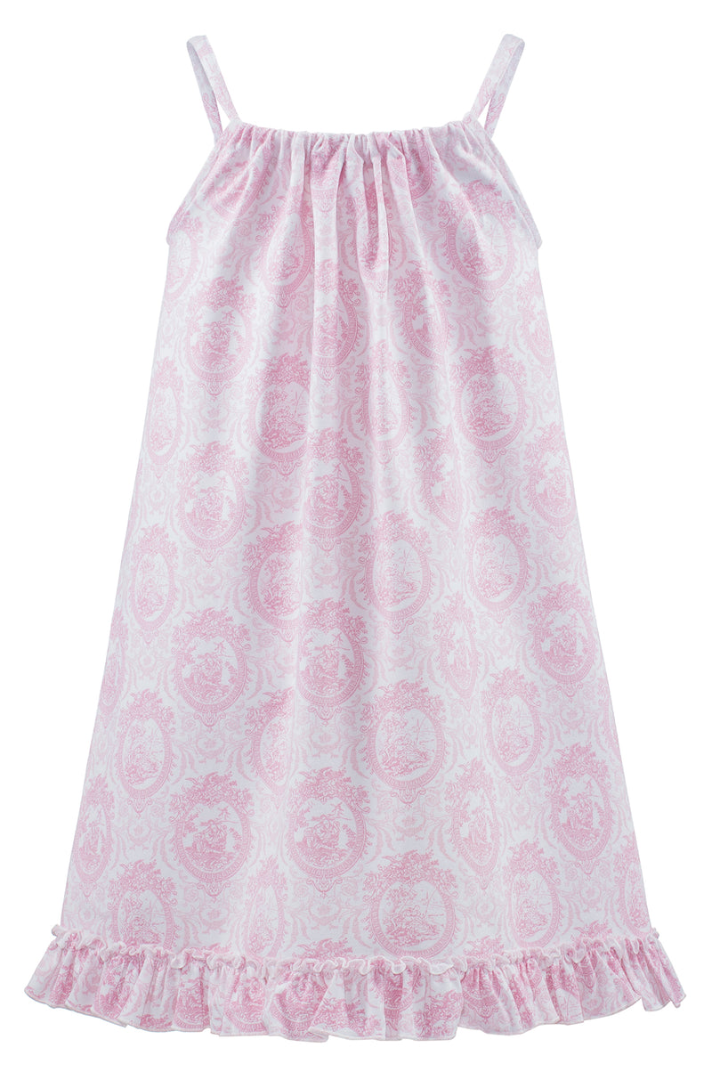 Pink Babydoll Classic in soft cloth-pink toile