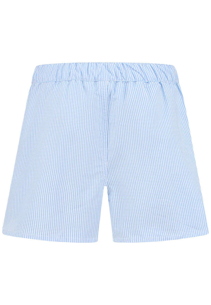 Boys Classic Blue check woven Boxer