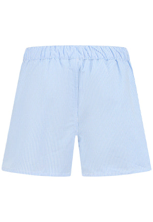 Boys Classic Blue check woven Boxer