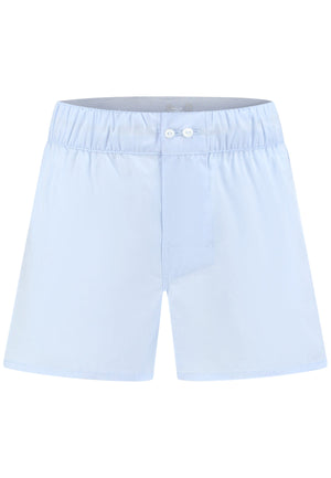 Boys Classic Blue plain woven Boxer