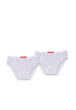 Two Rose Briefs pink cloth-flower - Underwear and nightwear for Children - Hanssop