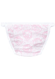 Tanga pink Toile girly ruffle edges