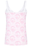 Camisole pink Toile girly ruffle edges