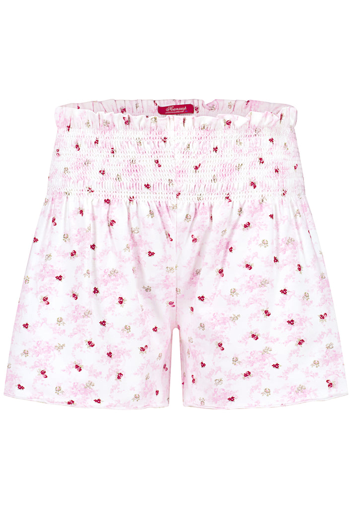 Shorty with stylish smock waist band