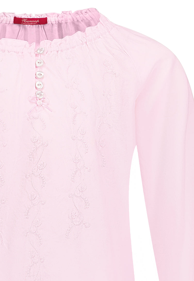 Pink Woven soft Nightgown pink cloth