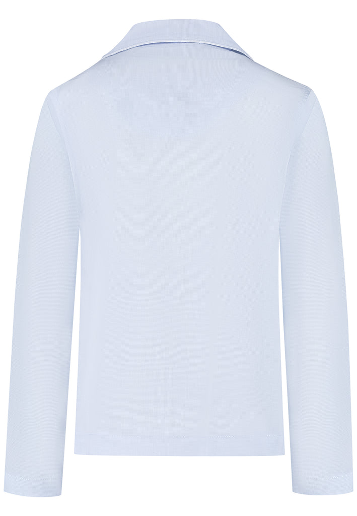 Blue Classic Pajama in soft cloth-blue small check