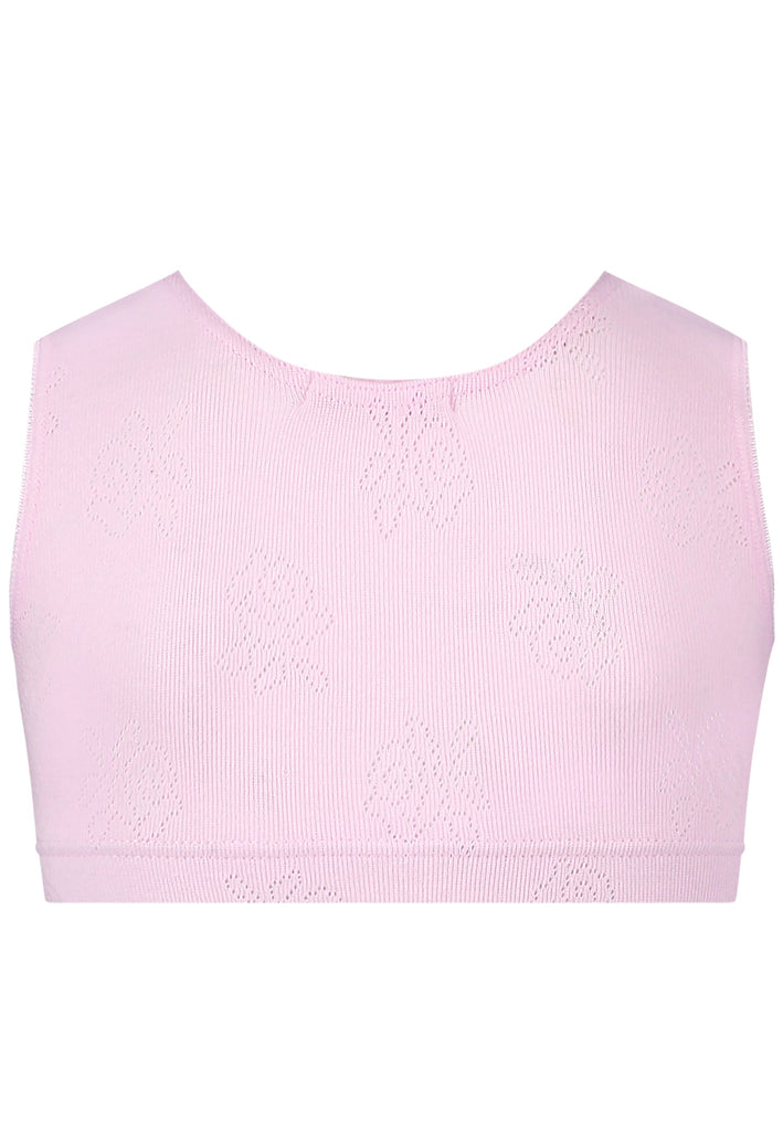 Pink Sport Top ajour cloth-flower - Underwear and nightwear for Children - Hanssop