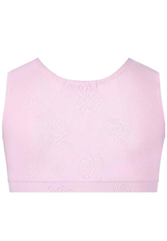 Pink Sport Top ajour cloth-flower - Underwear and nightwear for Children - Hanssop