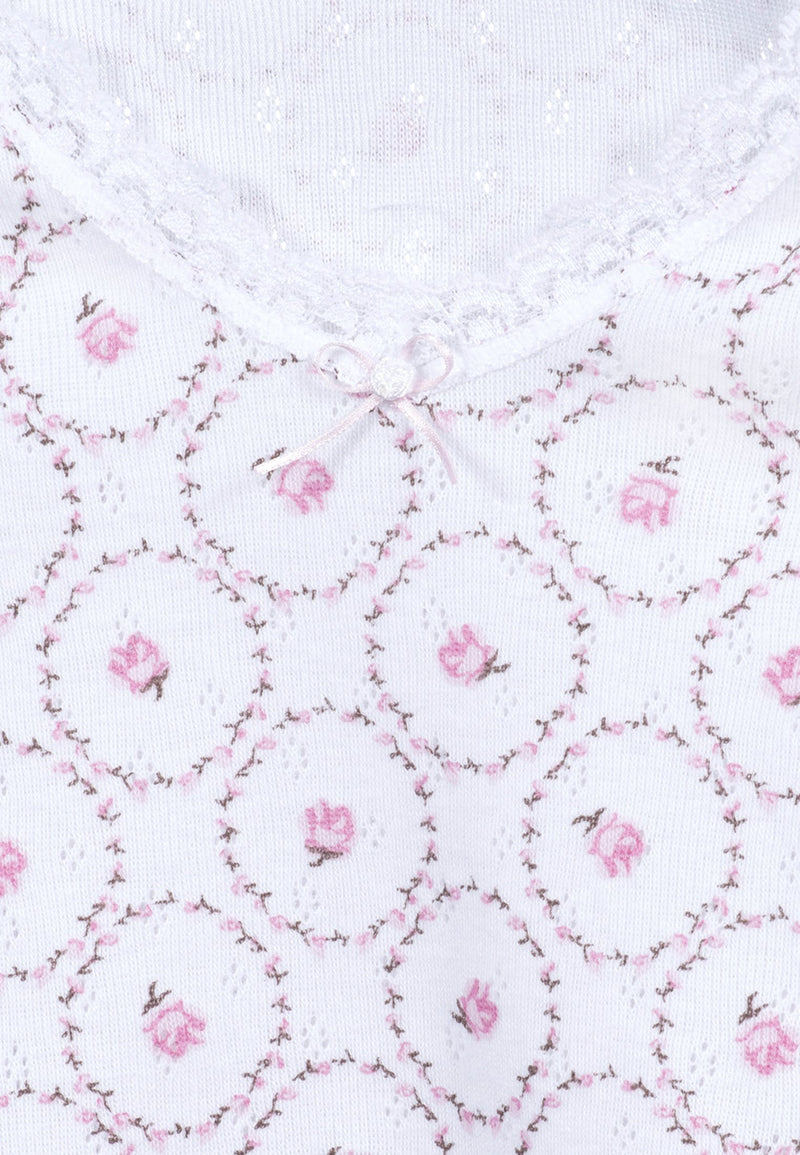 Rose Camisole pink cloth-flower - Underwear and nightwear for Children - Hanssop