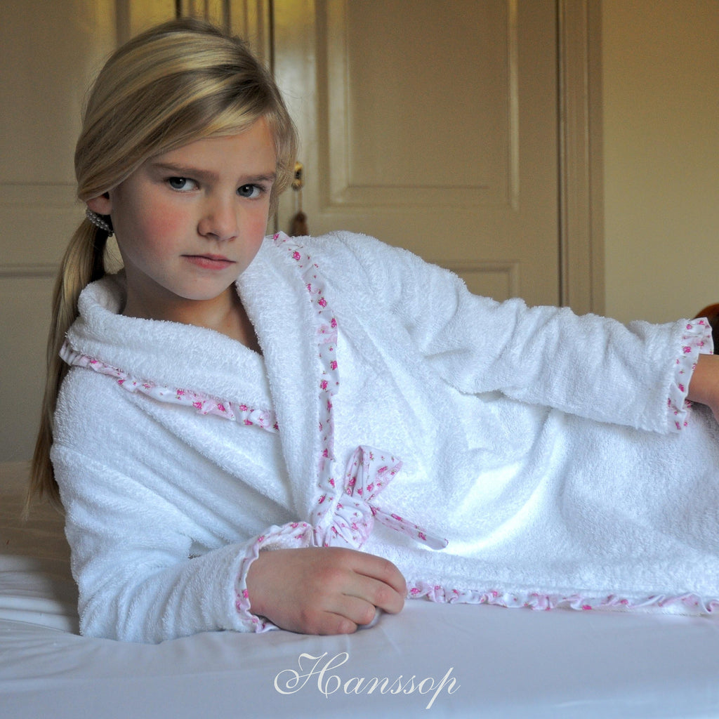 Bathrobe Terry cloth-flower - Underwear and nightwear for Children - Hanssop
