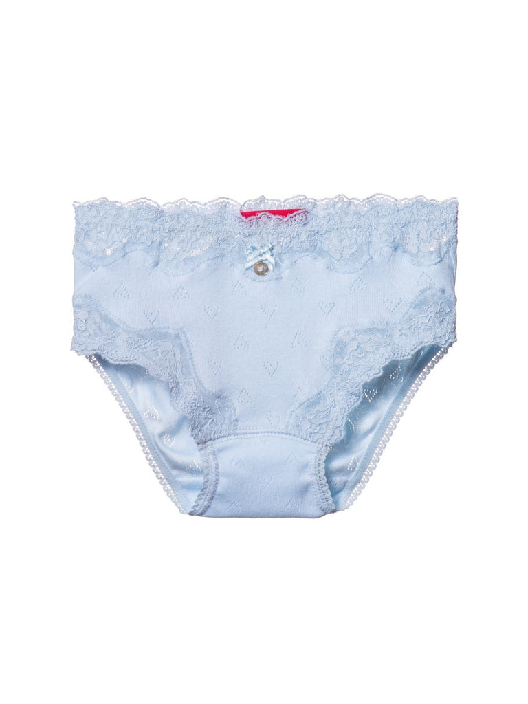 Two Lace Brief in blue ajour cloth-heart – Hanssop