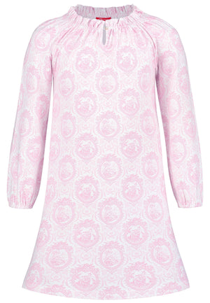 Pink Nightgown soft cloth-toile - Underwear and nightwear for Children - Hanssop