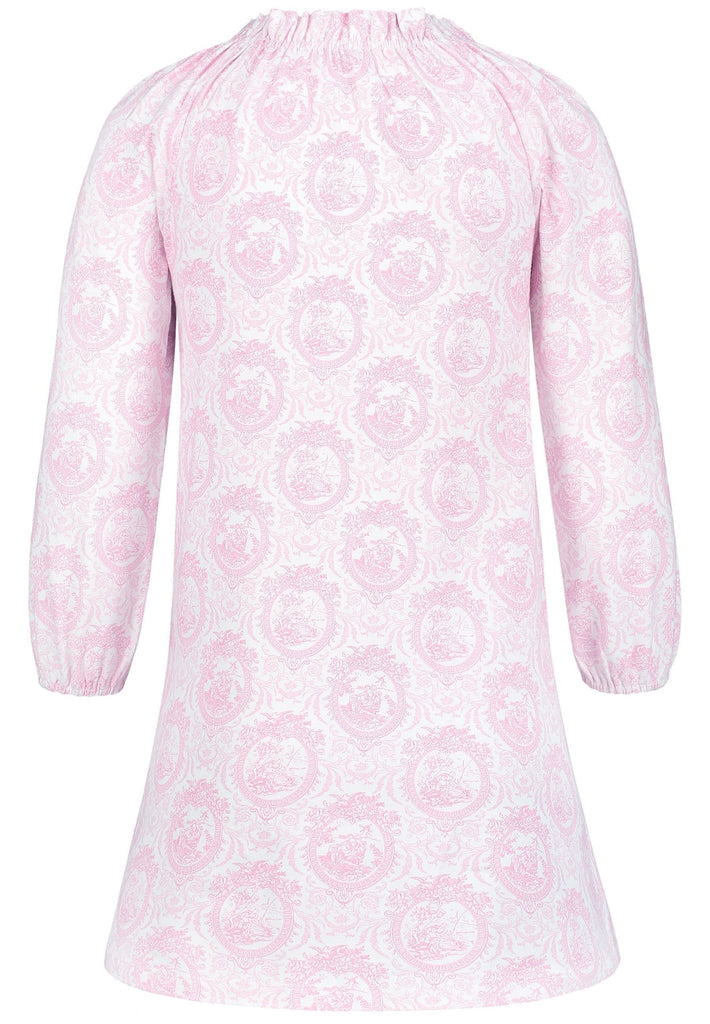 Pink Nightgown soft cloth-toile - Underwear and nightwear for Children - Hanssop