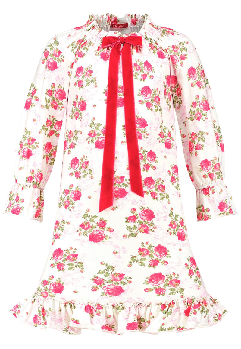 Pink Nightgown soft rose - Underwear and nightwear for Children - Hanssop