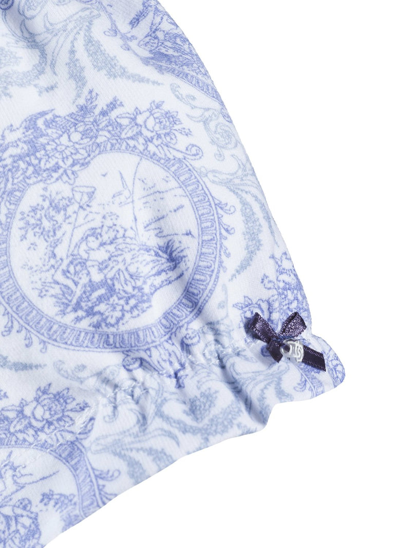 Blue Pajama in soft cloth-toile - Underwear and nightwear for Children - Hanssop