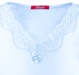 Lace Blue Nightgown ajour cloth-heart - Underwear and nightwear for Children - Hanssop