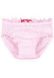 Pink Brief ajour cloth-heart