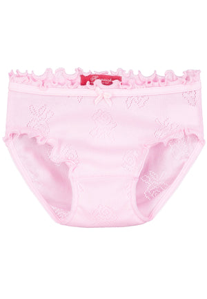 Pink Brief ajour cloth-heart - Underwear and nightwear for Children - Hanssop