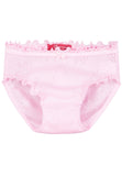 Pink Brief ajour cloth-heart