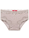 Lace Brief beige ajour cloth-heart