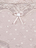 Lace Brief beige ajour cloth-heart - Underwear and nightwear for Children - Hanssop