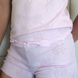 Pink Shorty ajour cloth-flower - Underwear and nightwear for Children - Hanssop