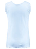 Lace Camisole in blue ajour cloth-heart - Underwear and nightwear for Children - Hanssop