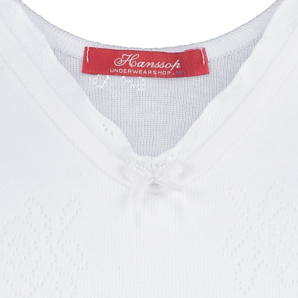 White Camisole ajour cloth-rose - Underwear and nightwear for Children - Hanssop
