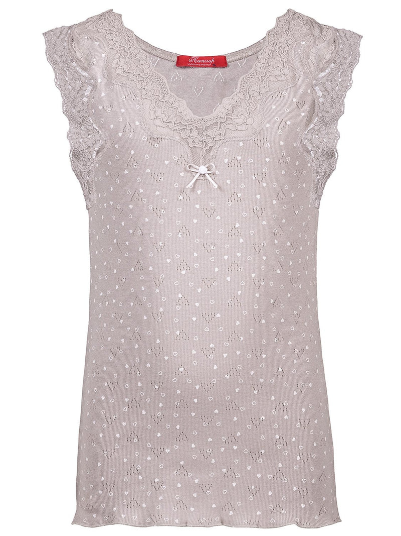 Lace Camisole Beige ajour cloth-heart - Underwear and nightwear for Children - Hanssop