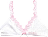 Teenage lace soft bra in white - Underwear and nightwear for Children - Hanssop