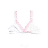 Teenage lace soft bra in white - Underwear and nightwear for Children - Hanssop