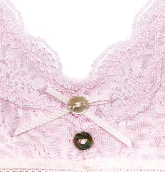 Teenage lace soft bra in pink - Underwear and nightwear for Children - Hanssop