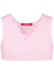 Pink Sport Top ajour cloth-flower - Underwear and nightwear for Children - Hanssop