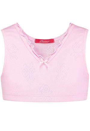 Pink Sport Top ajour cloth-flower - Underwear and nightwear for Children - Hanssop