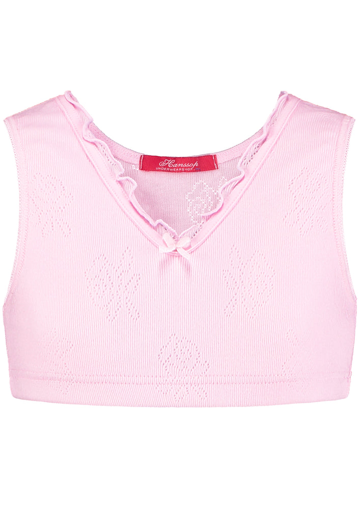 Two Pink Sport Tops ajour cloth-flower - Underwear and nightwear for Children - Hanssop