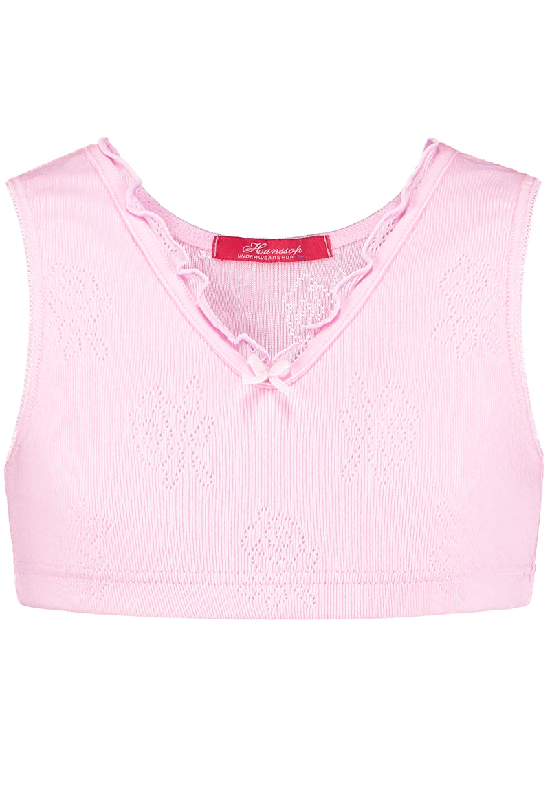 Two Pink Sport Tops ajour cloth-flower - Underwear and nightwear for Children - Hanssop