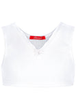 Two White Sport Tops ajour cloth-rose - Underwear and nightwear for Children - Hanssop