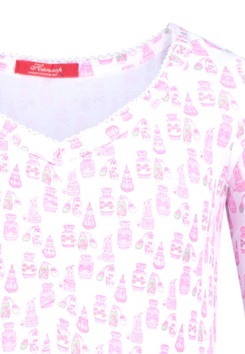 Pink design Nightgown soft cloth-perfume - Underwear and nightwear for Children - Hanssop