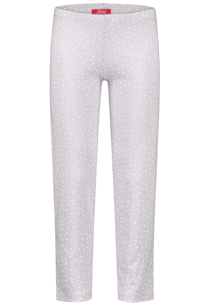 Beige Pajama Classic in soft cloth-heart ajour - Underwear and nightwear for Children - Hanssop