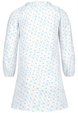 Blue Nightgown soft cloth-flower - Underwear and nightwear for Children - Hanssop