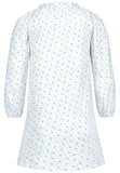 Blue Nightgown soft cloth-flower - Underwear and nightwear for Children - Hanssop