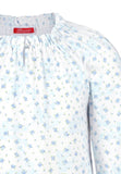 Blue Nightgown soft cloth-flower - Underwear and nightwear for Children - Hanssop