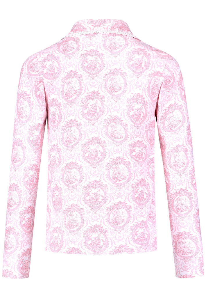 Pink Pajama Classic in soft cloth-toile - Underwear and nightwear for Children - Hanssop